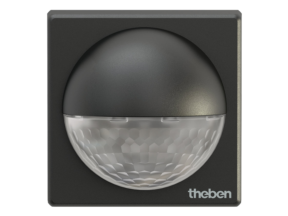 THEBEN Bewegungsmelder für Wandmontage, Lichtsteuerung, 180°, max. 12 m, schwarz, IP 55 THEBEN Bewegungsmelder für Wandmontage, Lichtsteuerung, 180°, max. 12 m, schwarz, IP 55